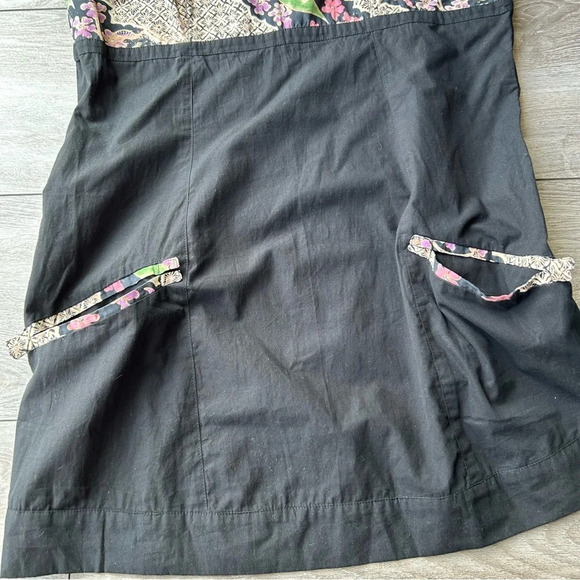 NWT Vintage  Maggie Walt Straps Black Batik Antika Tunic - Picture 7 of 14